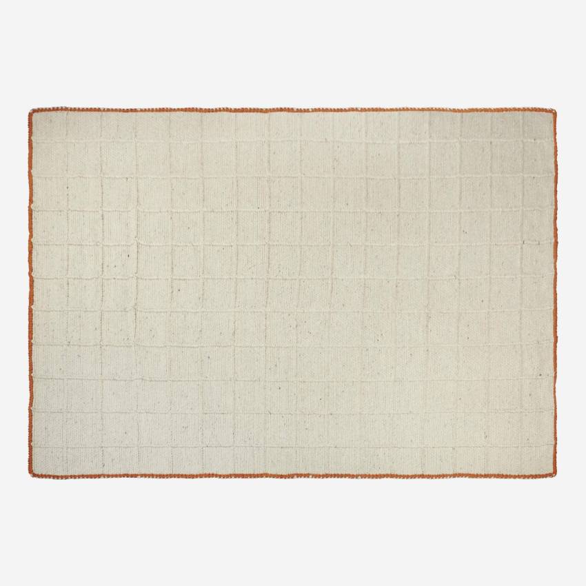 Teppich aus Wolle - 350 x 250 cm - Beige und Orange