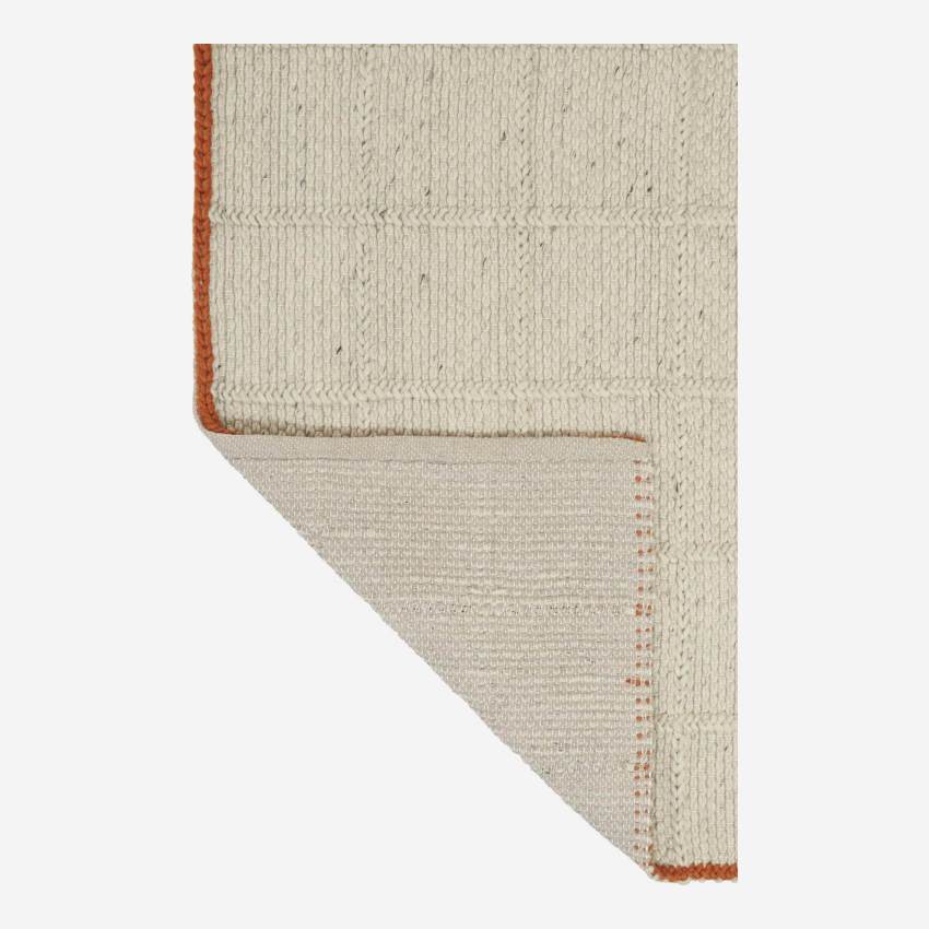 Teppich aus Wolle - 350 x 250 cm - Beige und Orange