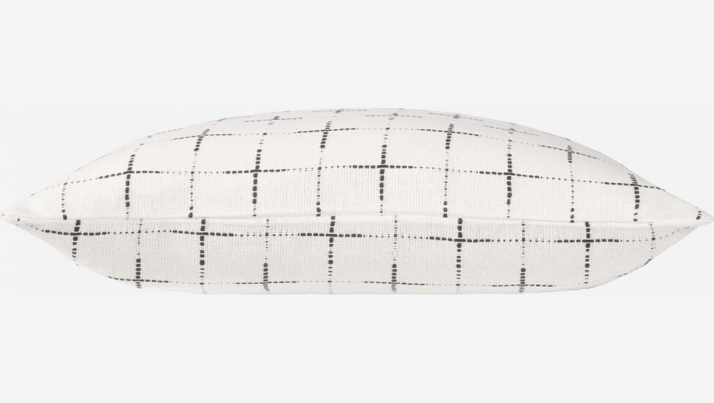 Coussin en coton - 45 x 45 cm - Blanc cassé