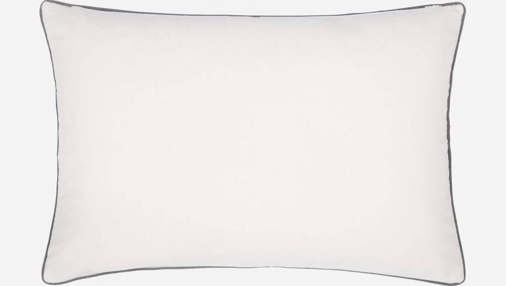 Cuscino in cotone - 40 x 60 cm - Bianco sporco