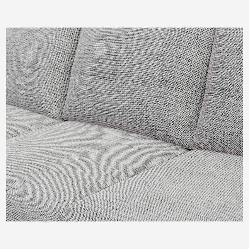 3-Sitzer-Sofa aus Stoff – Hellgrau