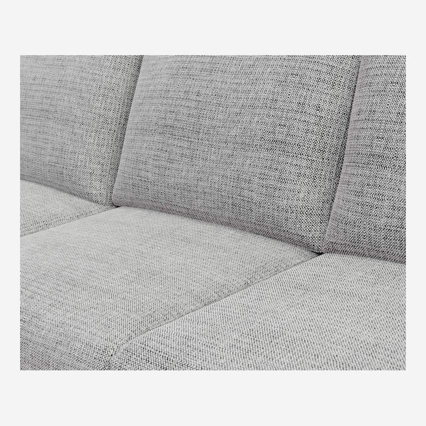 Canapé 3 places en tissu – Gris clair
