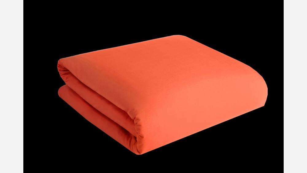 Parure de lit en coton égyptien - 200 x 200 cm - Rose corail