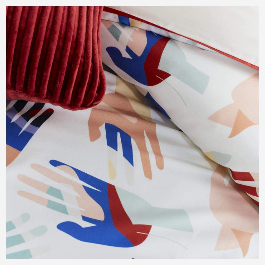 Parure de lit en coton - 220 x 240 cm - Multicolore - Design by Floriane Jacques