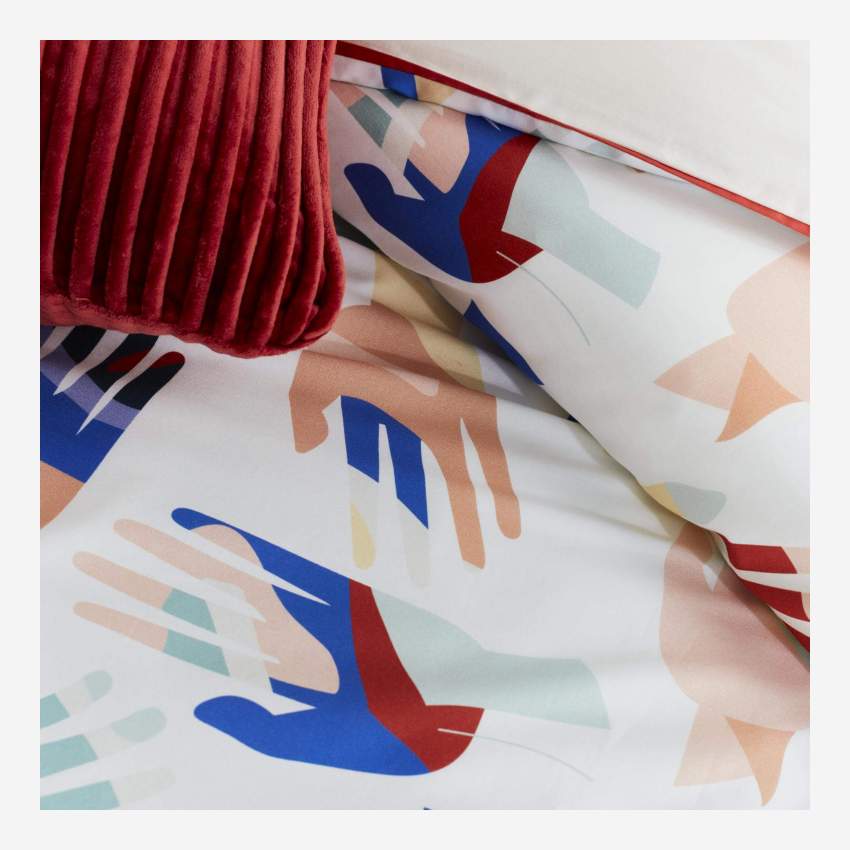 Parure de lit en coton - 200 x 200 cm - Multicolore - Design by Floriane Jacques