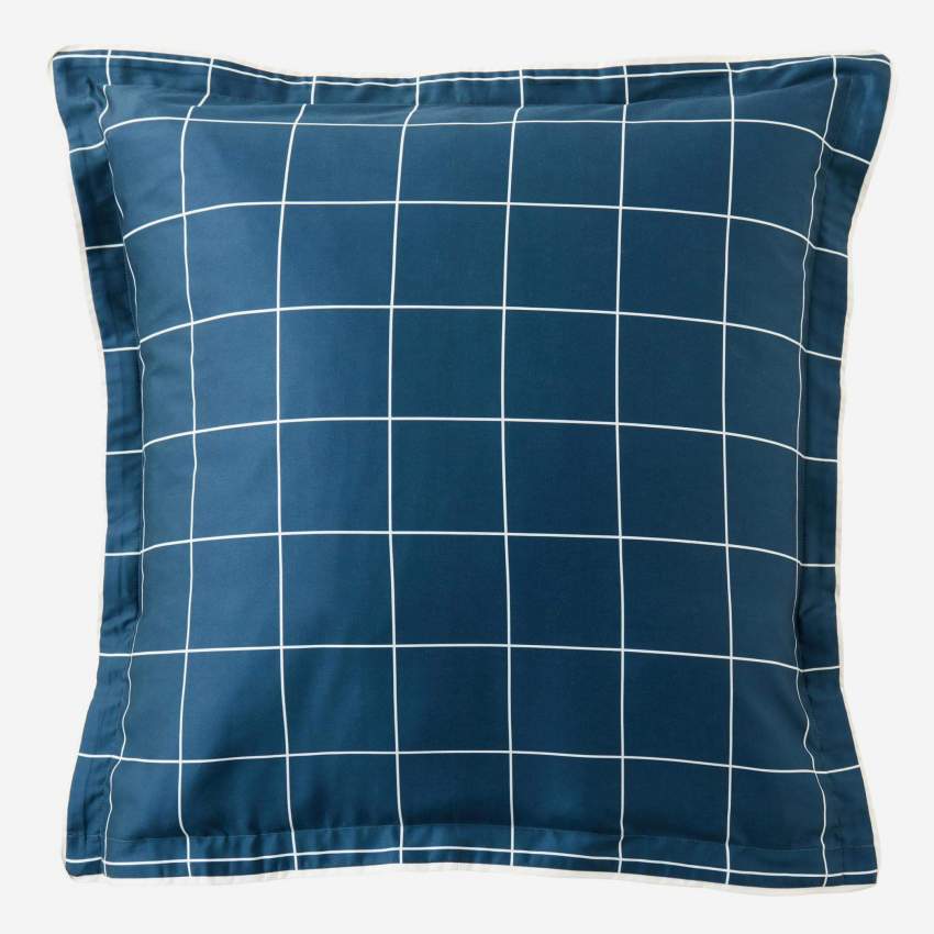 Juego de cama de algodón - 200 x 200 cm - Azul marino