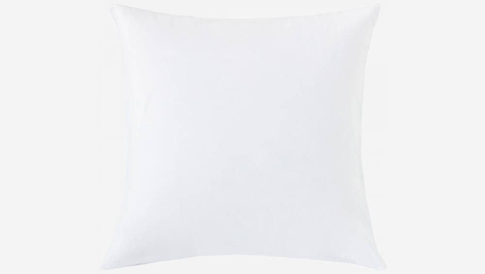 Protetor de almofada em algodão - 65 x 65 cm - Branco