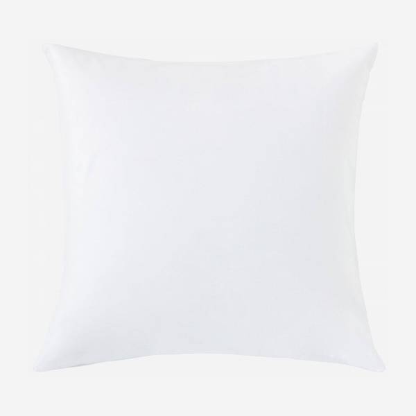 Kissenschoner aus Baumwolle - 65 x 65 cm - Weiß