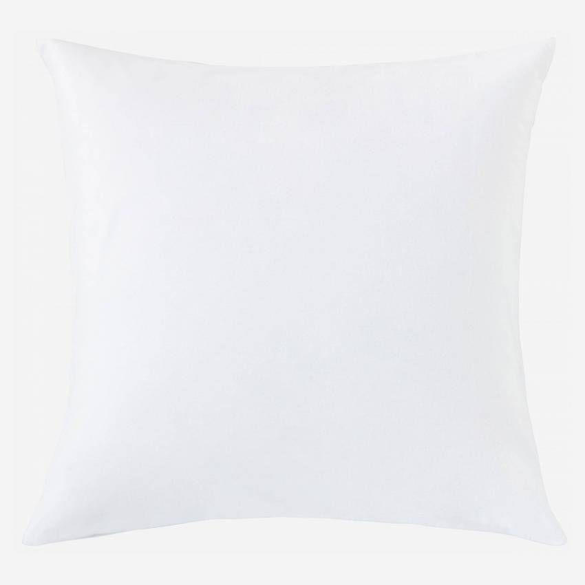 Kissenschoner aus Baumwolle - 65 x 65 cm - Weiß