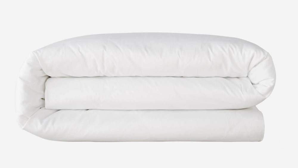 Bettbezug aus Baumwolle - 240 x 260 cm - Weiß