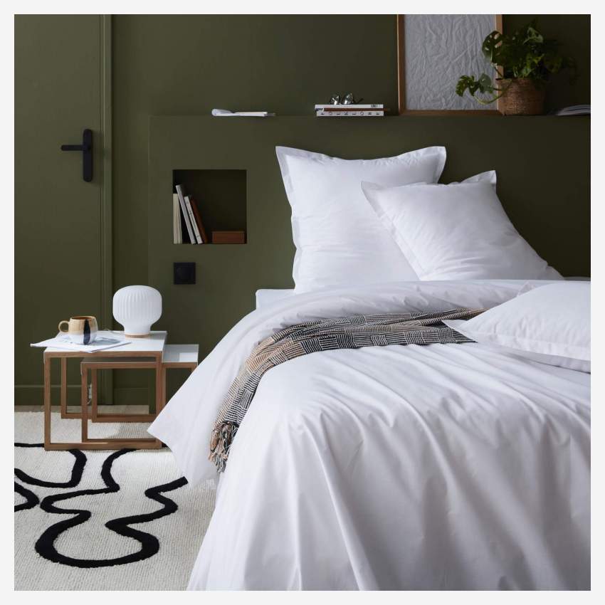 Federa per cuscino in cotone - 50 x 80 cm - Bianco