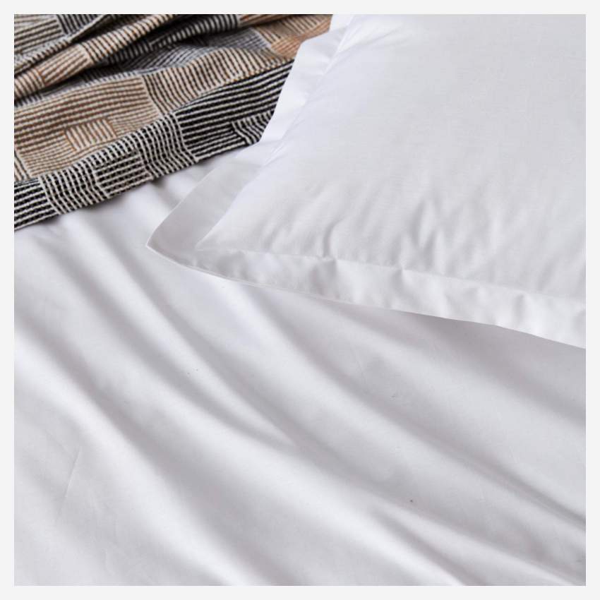 Bettbezug aus Baumwolle - 220 x 240 cm - Weiß