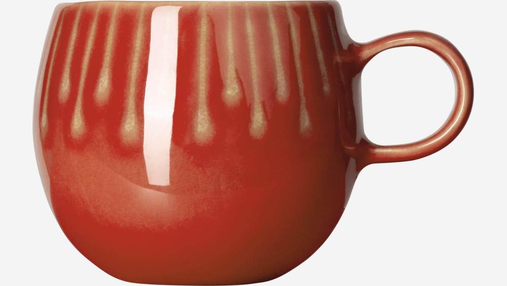 Tasse aus Sandstein - 500 ml - Rot