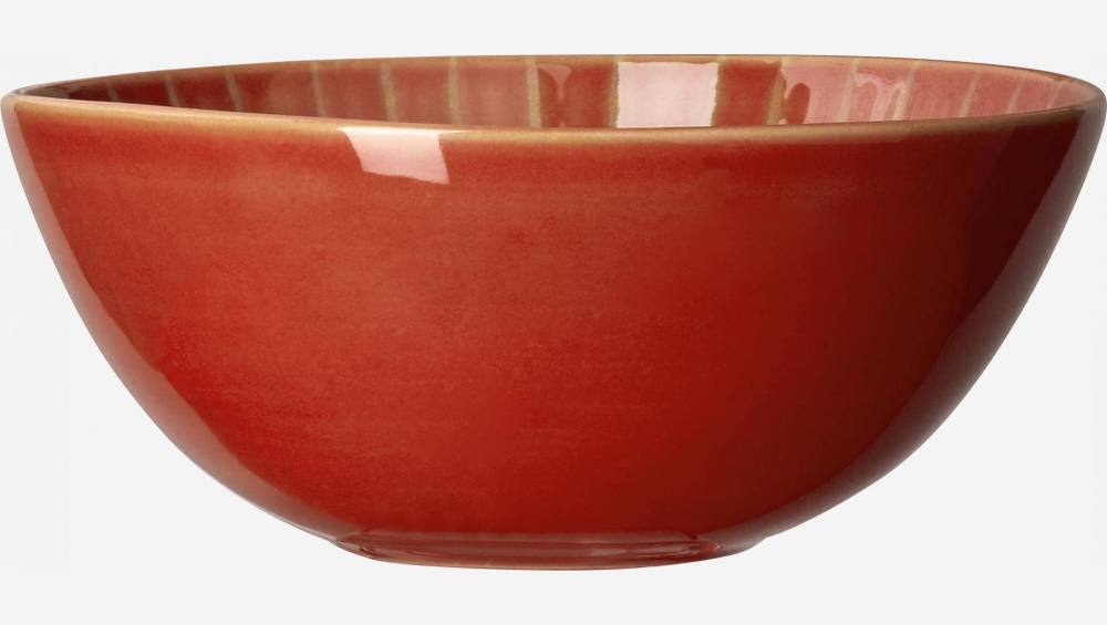 Schale aus Sandstein - 15 cm - Rot