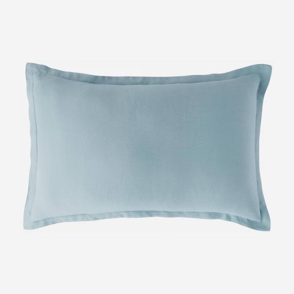 Federa per cuscino in lino - 50 x 80 cm - Blu chiaro