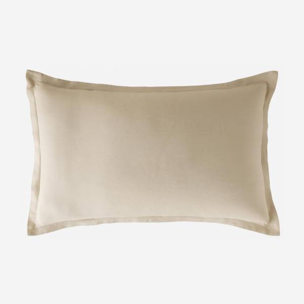 Funda de almohada de lino - 50 x 80 cm - Natural