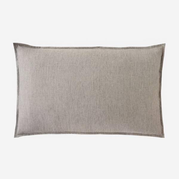 Federa per cuscino in cotone - 50 x 80 cm - Grigio