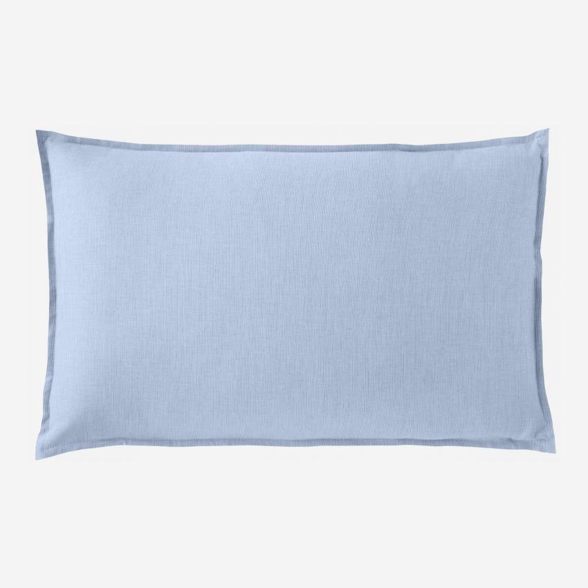 Taie d'oreiller en coton - 50 x 80 cm - Bleu clair