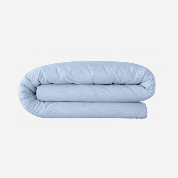 Bettbezug aus Baumwolle - 200 x 200 cm - Himmelblau