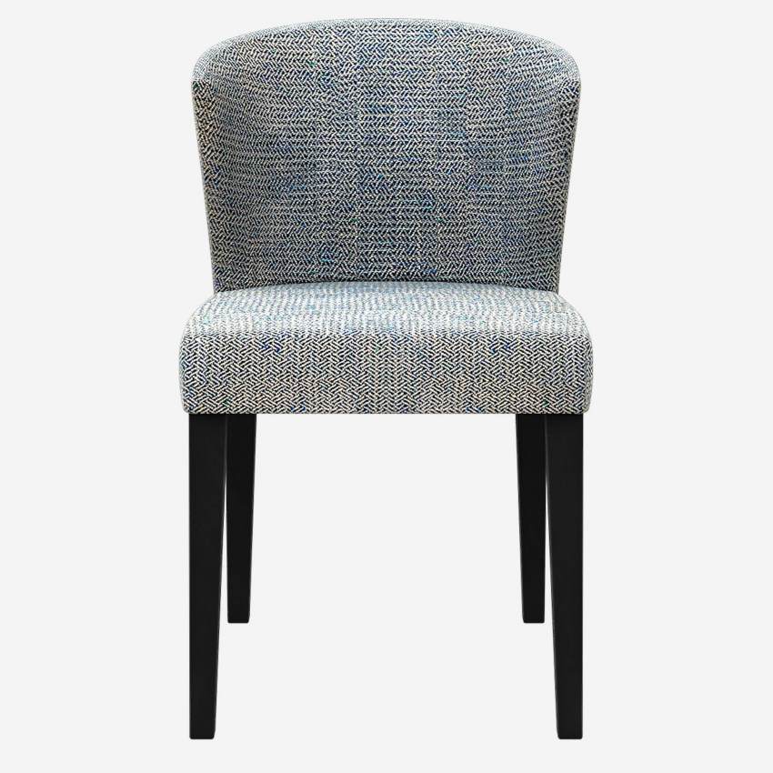 Stoffen stoel - Blauw grijs