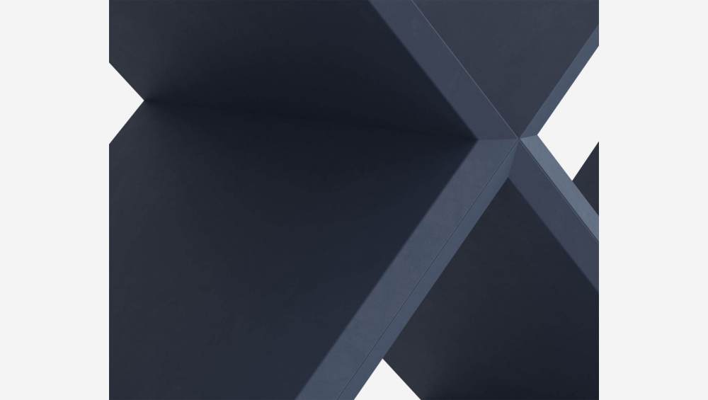 Etagère 5 cubes en bois - Bleu – Design by Dominique David