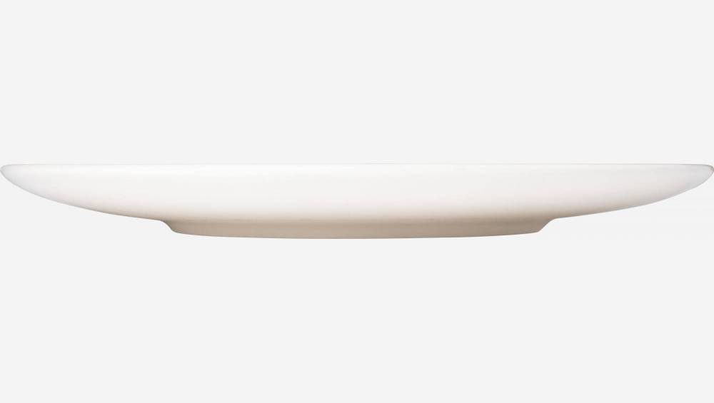 Prato de sobremesa de faiança - 23 cm - Design by Christian Ghion