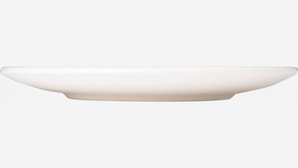 Prato raso de faiança - 27,5 cm - Design by Christian Ghion