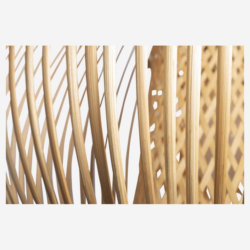 Abajur em bambu - 46 cm - Natural