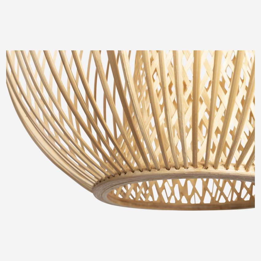 Lampenkap van bamboe - 46 cm - Naturel