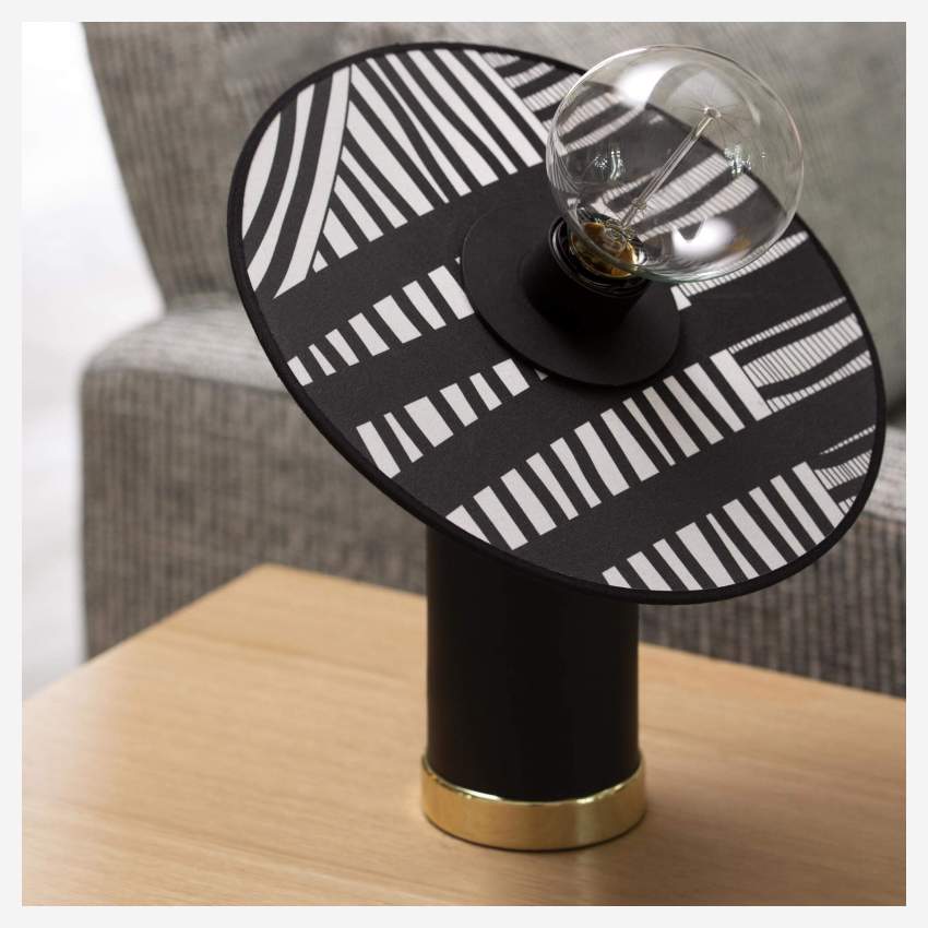 Lampenkap rond van katoen - 27 cm - Design Tanita by Floriane Jacques