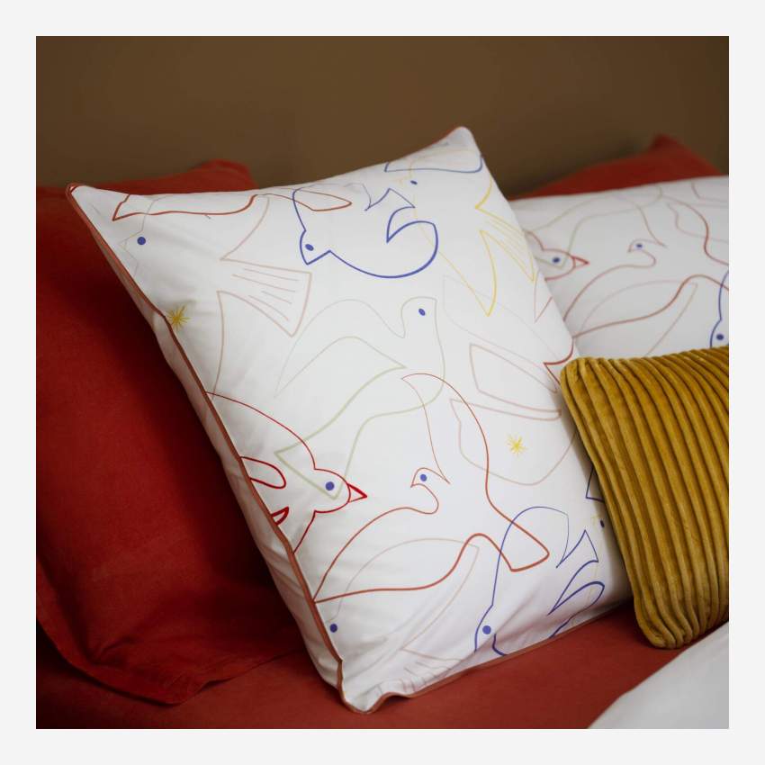 Juego de cama de algodón - 140x 200 cm - Design by Floriane Jacques
