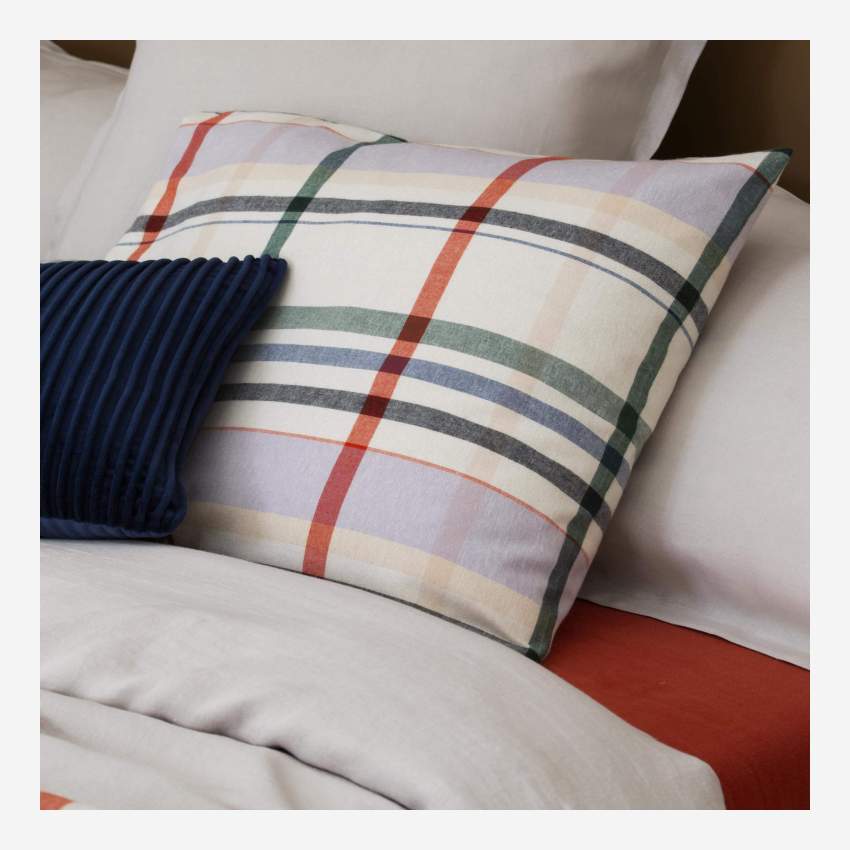 Juego de cama de franela de algodón - 220 x 240 cm - Multicolor