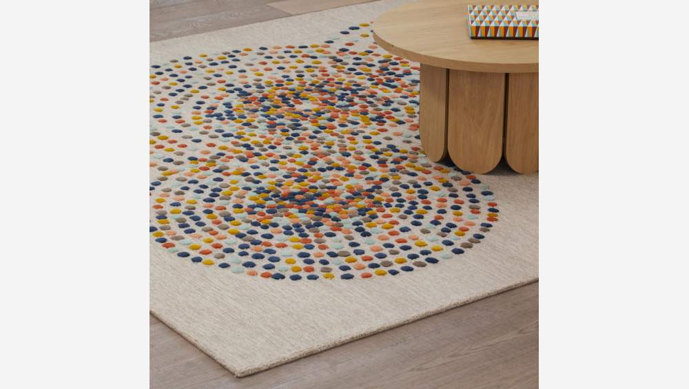Teppich, handgetuftet, 170x240cm, mit Motiv