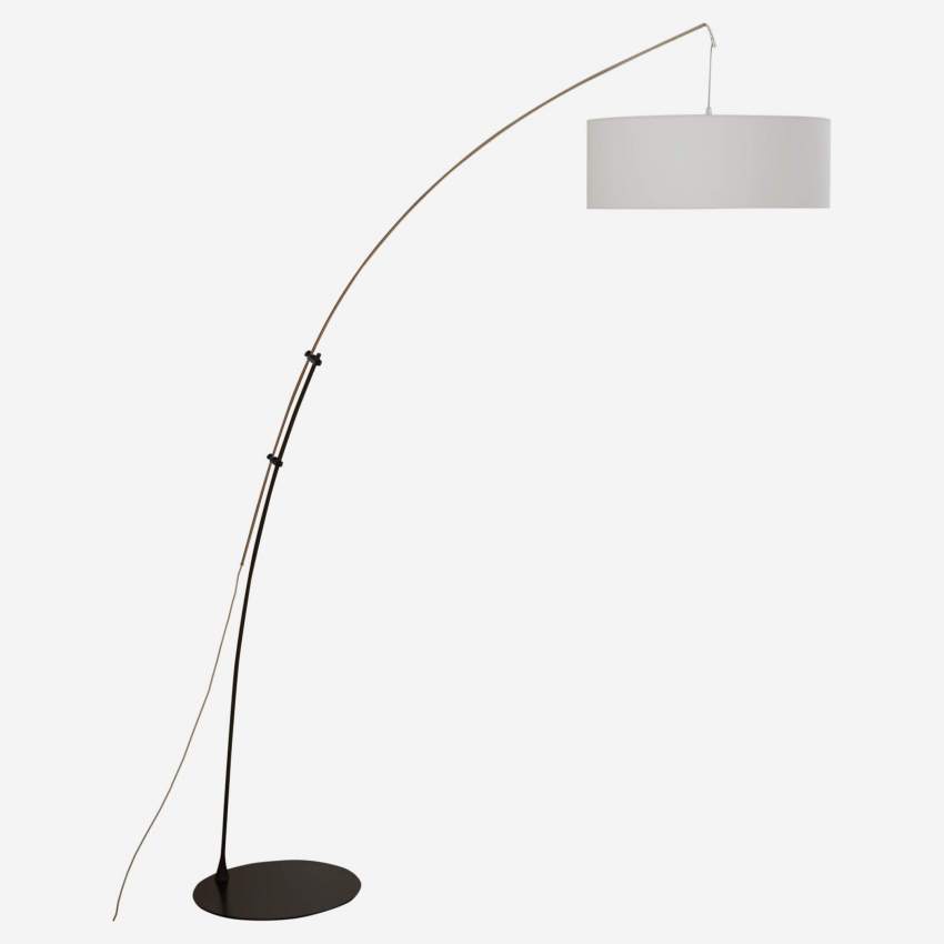 Overhangende staanlamp van metaal - 120 cm - Wit