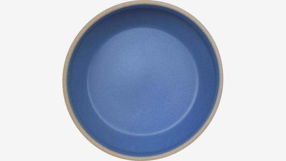 Ciotola in arenaria - 15,5 cm - Blu