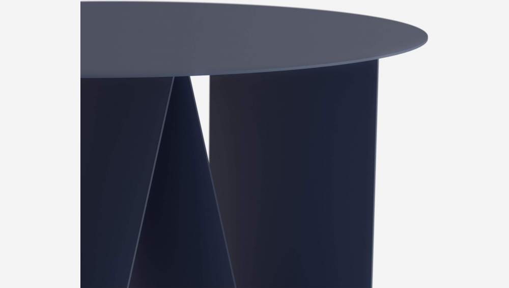 Tavolino d'appoggio in metallo - Blu notte - Design by Marie Matsuura