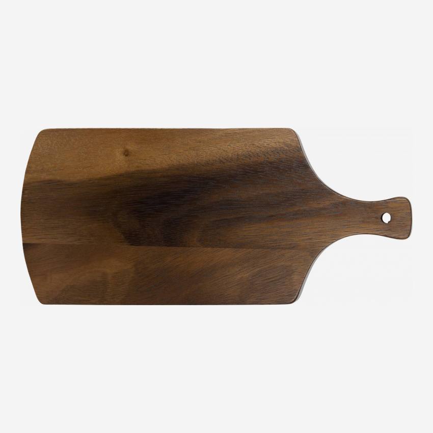 Planche à découper en bois d'acacia - 31,5 cm - Naturel