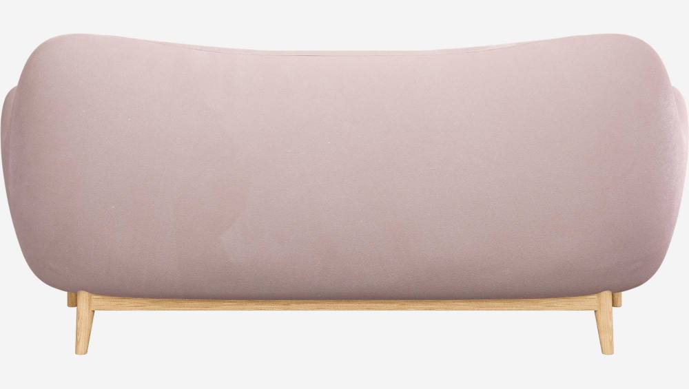 Fluwelen 3-zitszetel - Roze - Ontwerp door Adrien Carvès