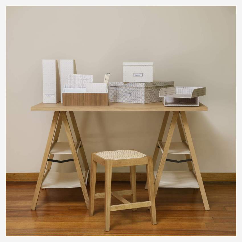 Tischplatte für Schreibtisch aus Holz - 160 cm - Blau