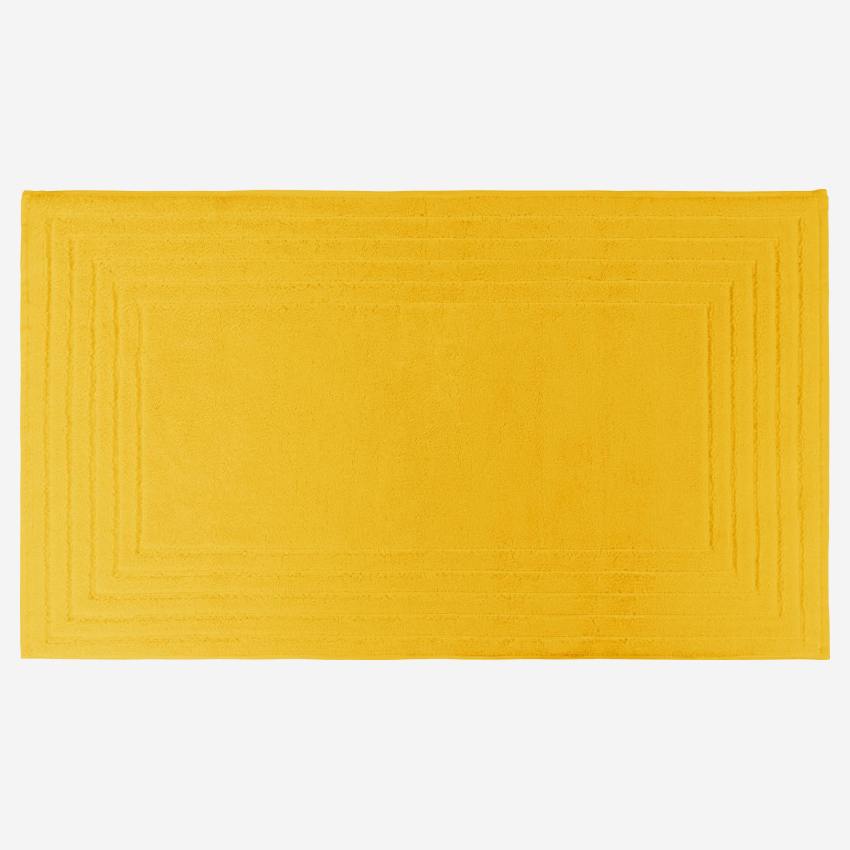 Badmat van katoen - 60 x 80 cm - Geel