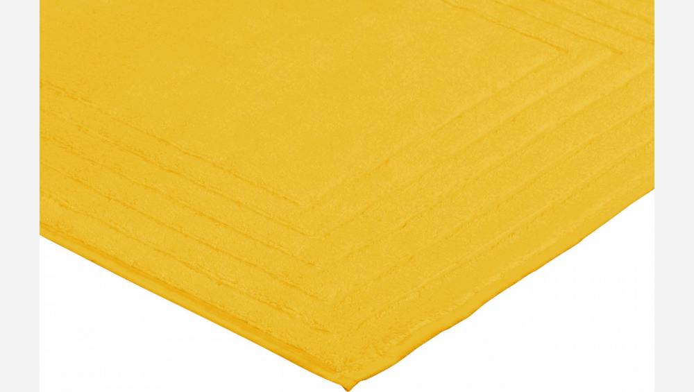 Badmat van katoen - 60 x 80 cm - Geel
