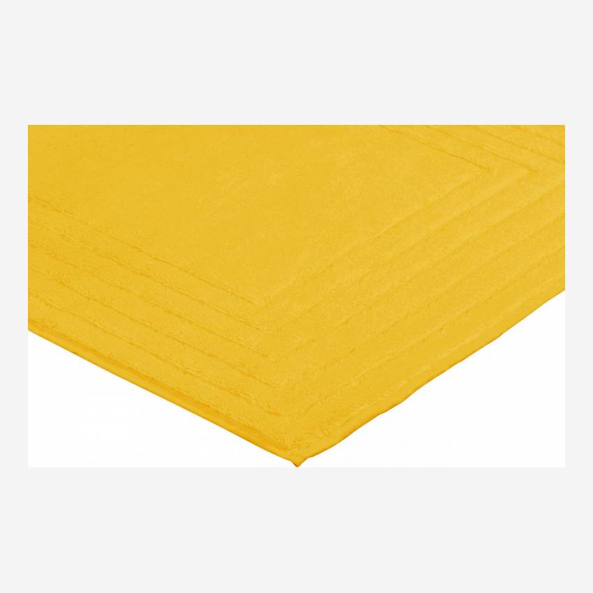 Badematte aus Baumwolle - 60 x 80 cm - Gelb