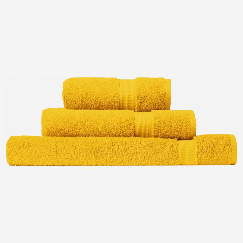 Handtuch aus Baumwolle - 70 x 140 cm - Gelb