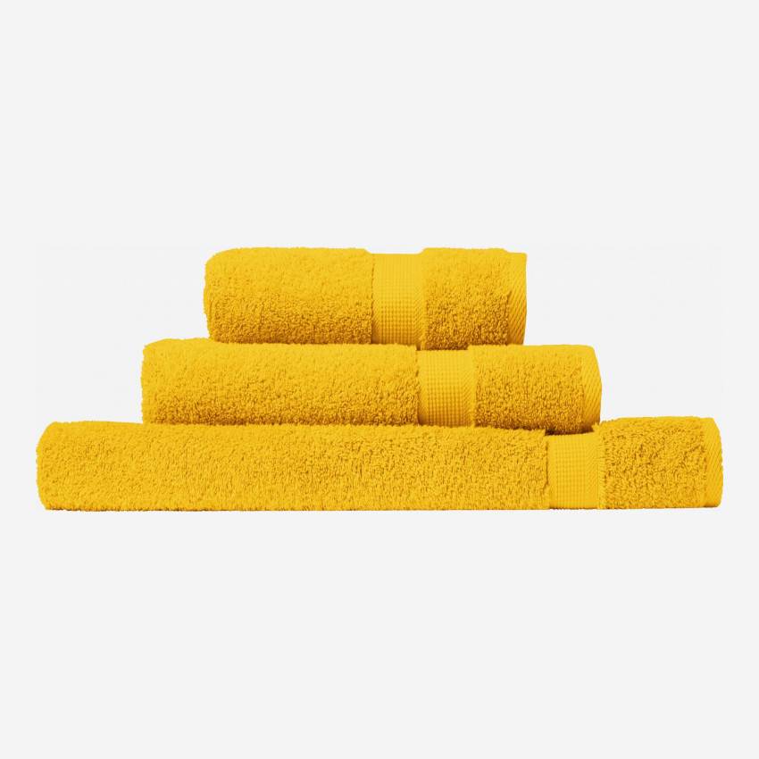Handtuch aus Baumwolle - 70 x 140 cm - Gelb