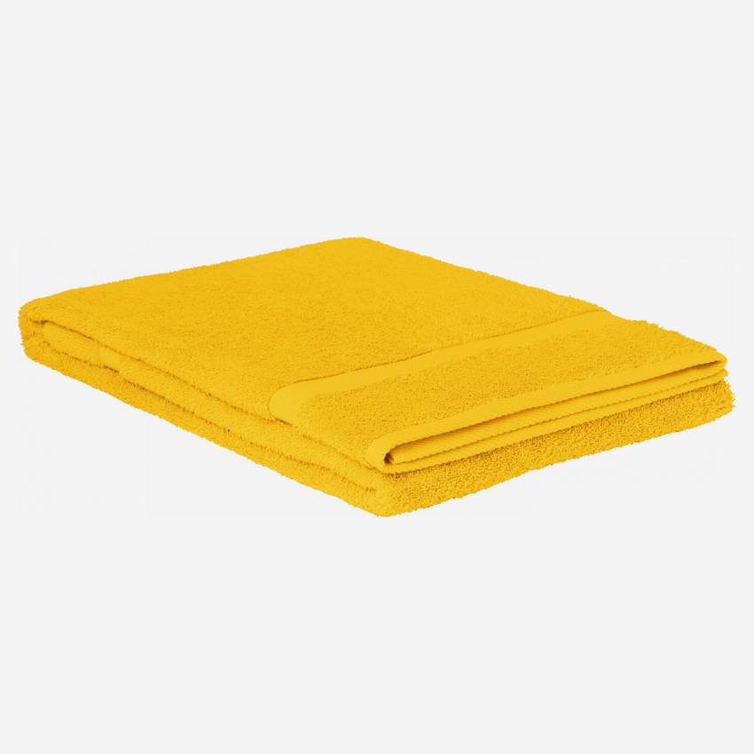 Badetuch aus Baumwolle - 100 x 150 cm - Gelb