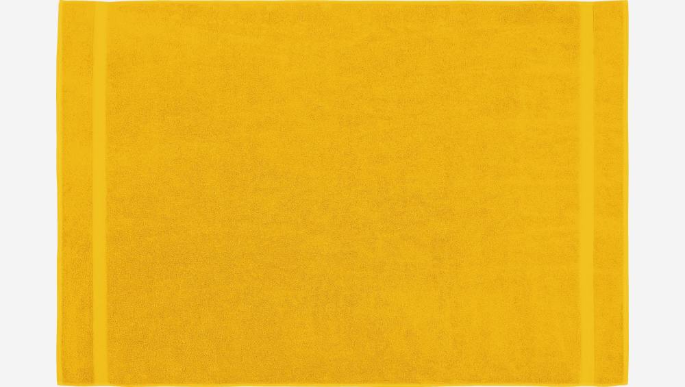 Lençol de banho em algodão - 100 x 150 cm - Amarelo