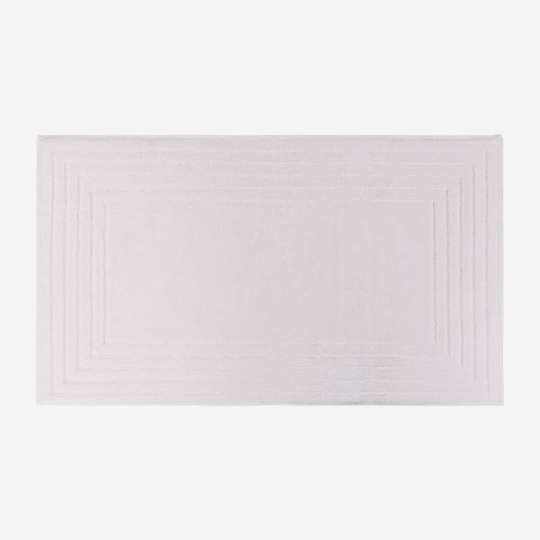 Badematte aus Baumwolle - 60 x 80 cm - Grau