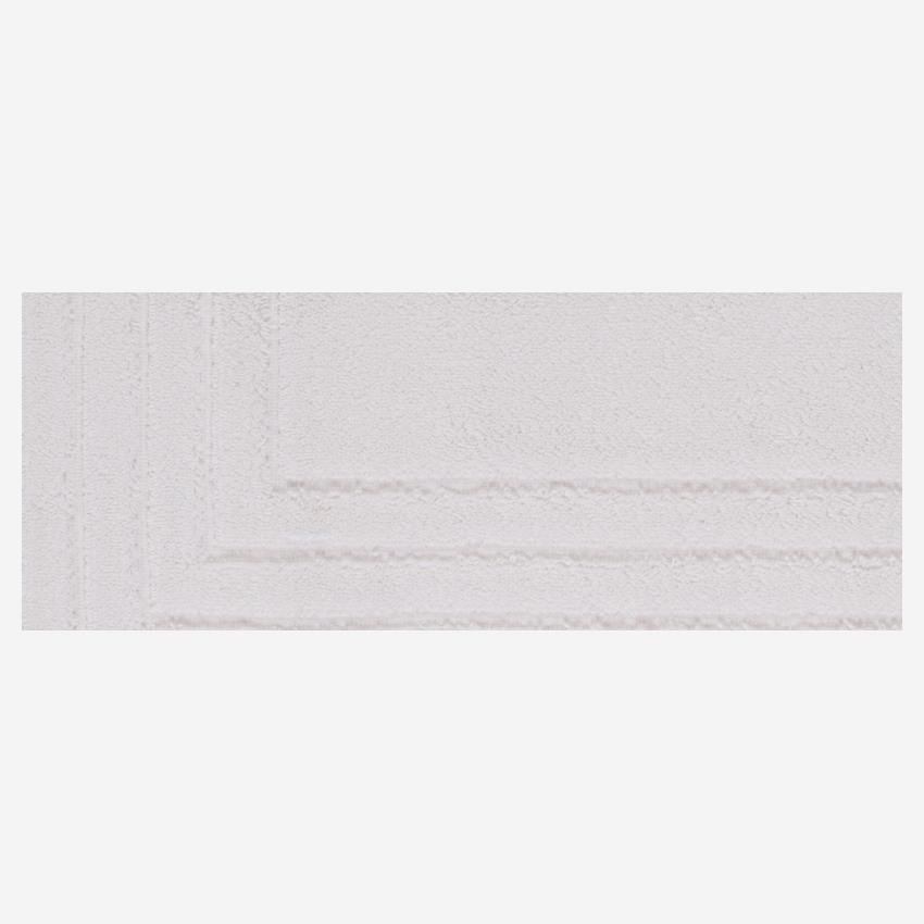 Badematte aus Baumwolle - 60 x 80 cm - Grau