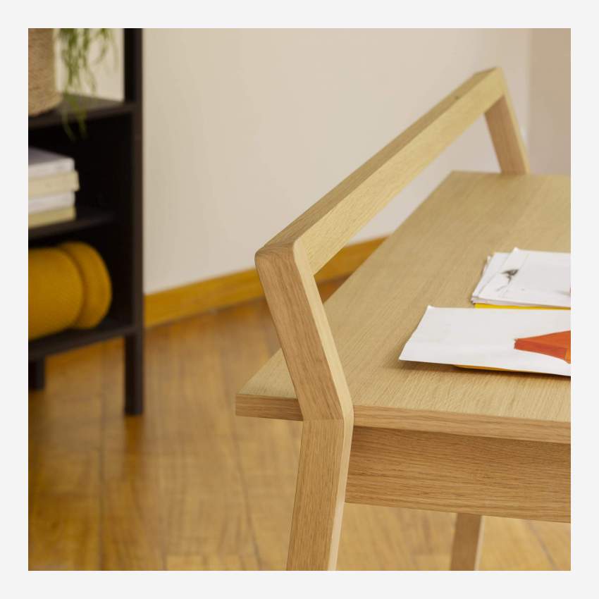 Schreibtisch aus Eiche - Naturfarben - Design by Adrien Carvès