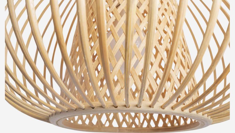 Lampenkap van bamboe - 40 cm - Naturel